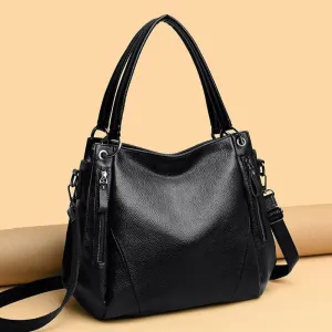 Women Handbag  Large Capacity Female Shoulder Bags Good Quality Soft Leather Casual Totes Bag