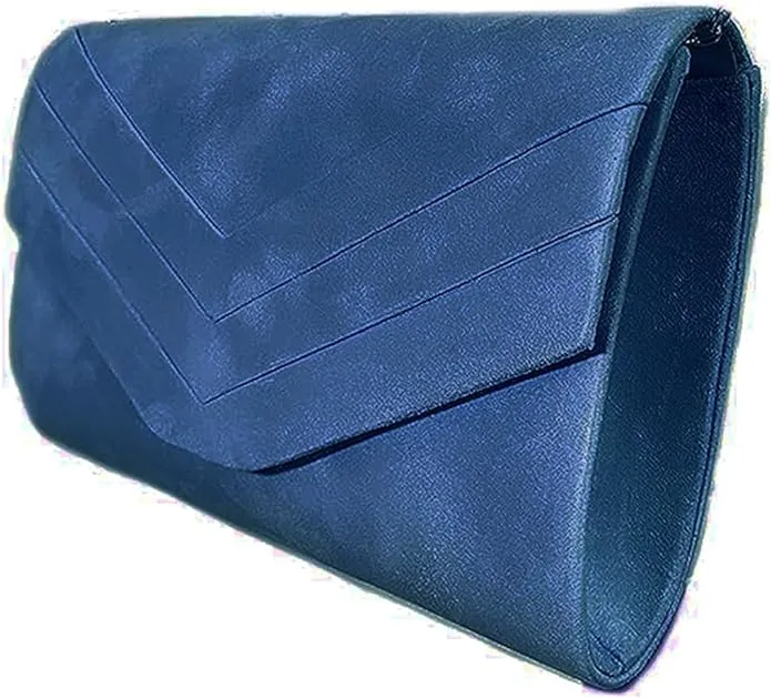 Women's faux suede leather Clutch bag by Leahward | Breathable and waterproof | Perfect accessory for night out, dates, dinner party