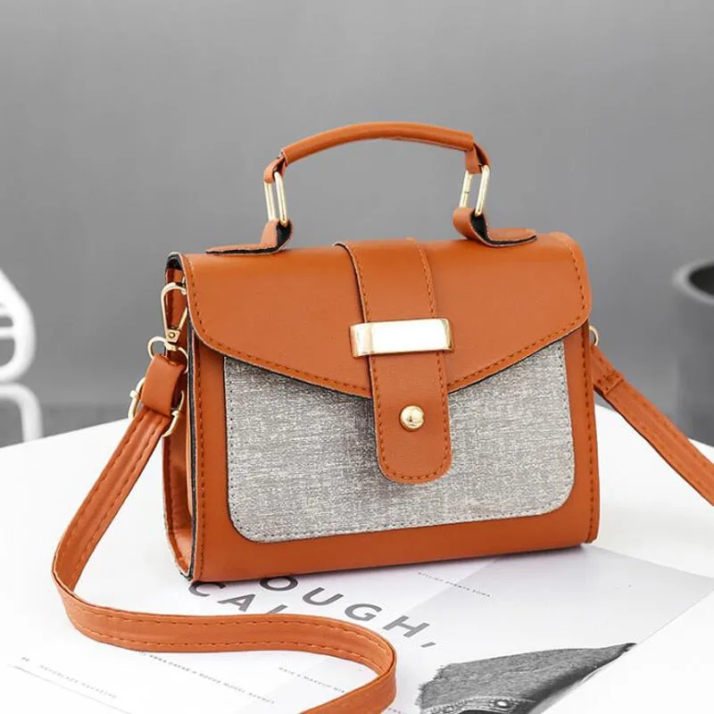 Women's Shoulder Bag Leather Handbag with Crossbody Strap