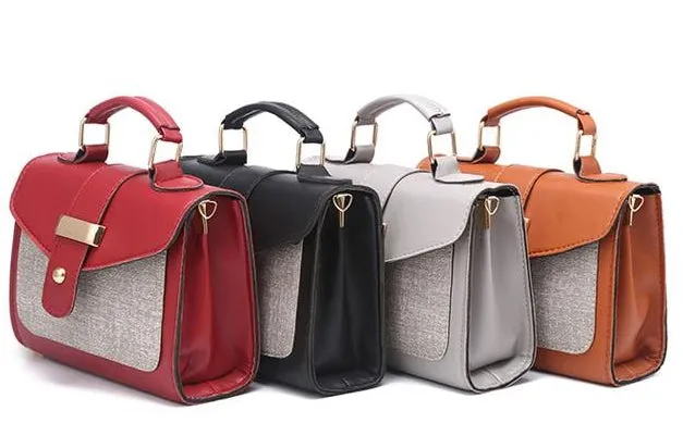 Women's Shoulder Bag Leather Handbag with Crossbody Strap