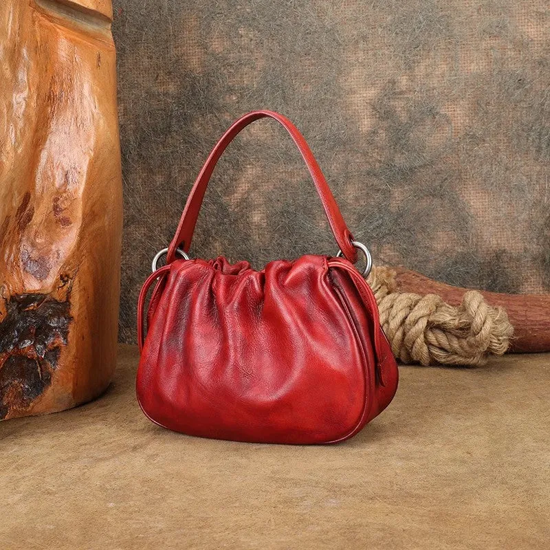 Womens Small Brown Crossbody Purse Women Leather Handbag