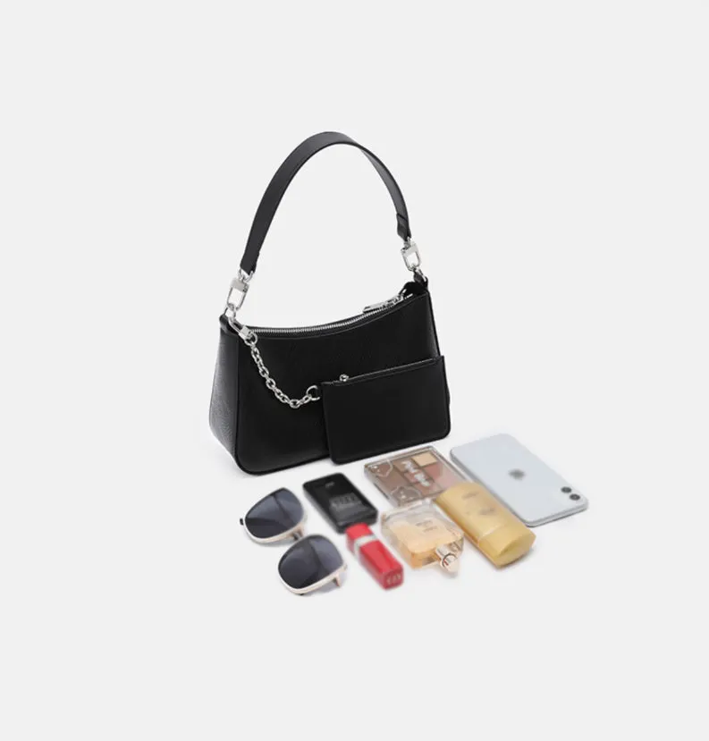 Women's Small Crossbody Purse Black Small Shoulder Purse