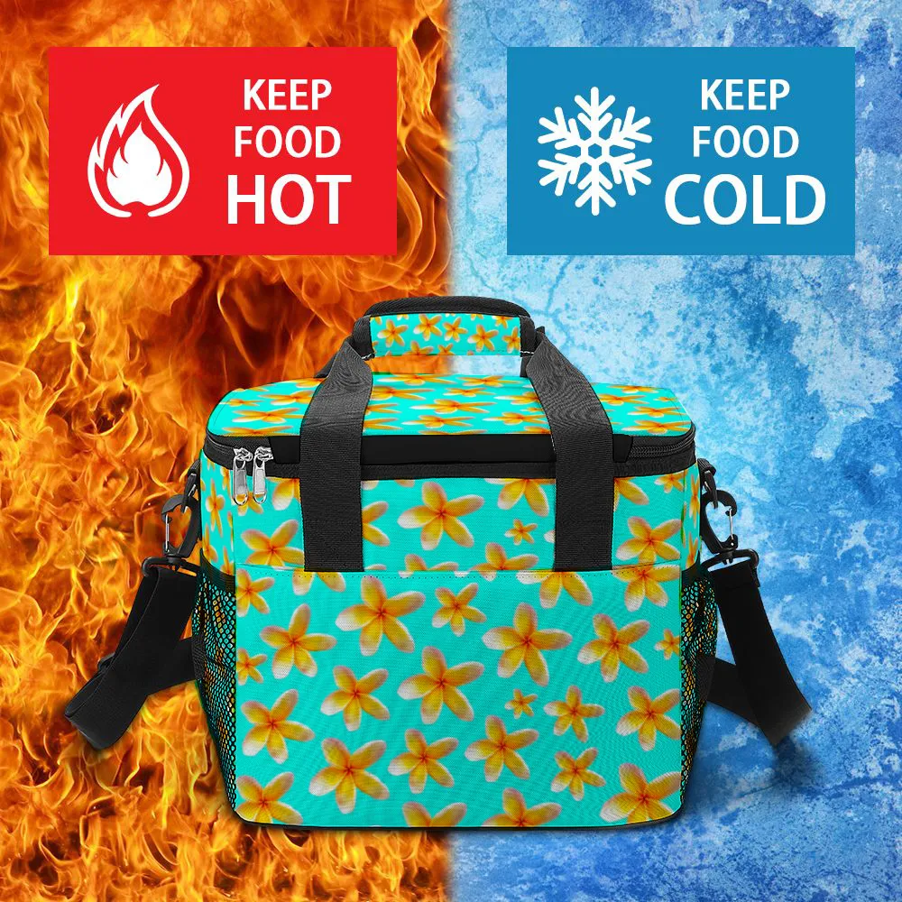 Yellow Frangipanis Aqua Multi Function Large Waterproof Bag
