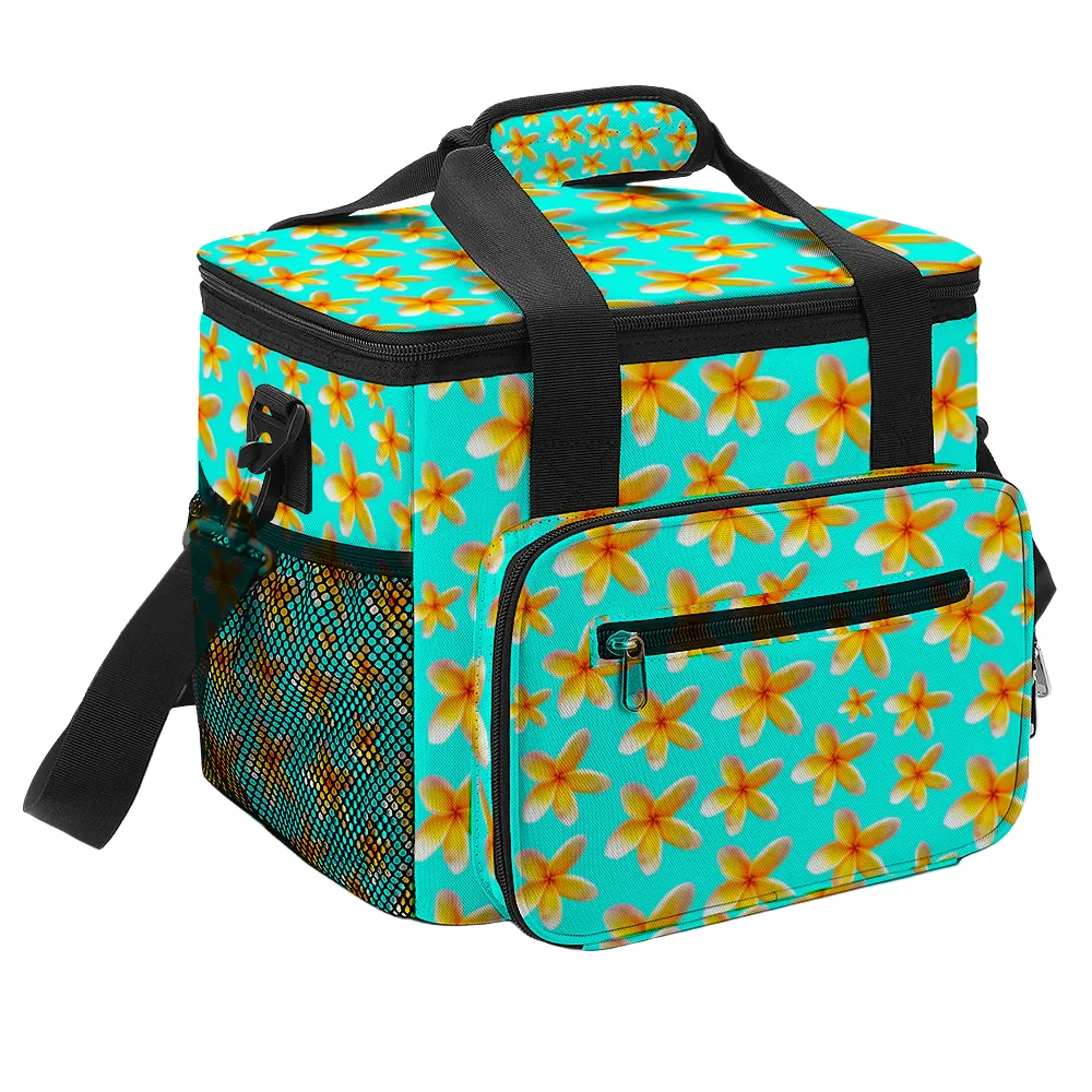 Yellow Frangipanis Aqua Multi Function Large Waterproof Bag