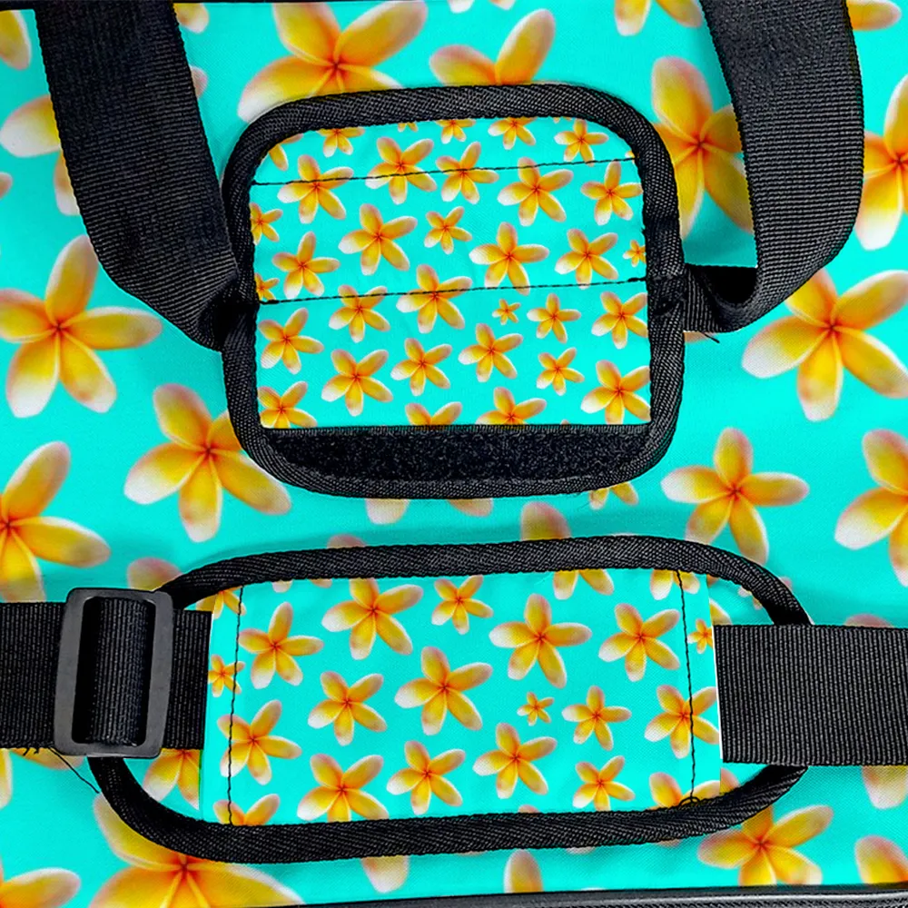 Yellow Frangipanis Aqua Multi Function Large Waterproof Bag