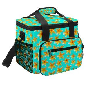 Yellow Frangipanis Aqua Multi Function Large Waterproof Bag
